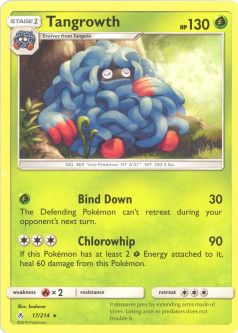 Pokemon Card - S&M: Unbroken Bonds 17/214 - TANGROWTH (rare)