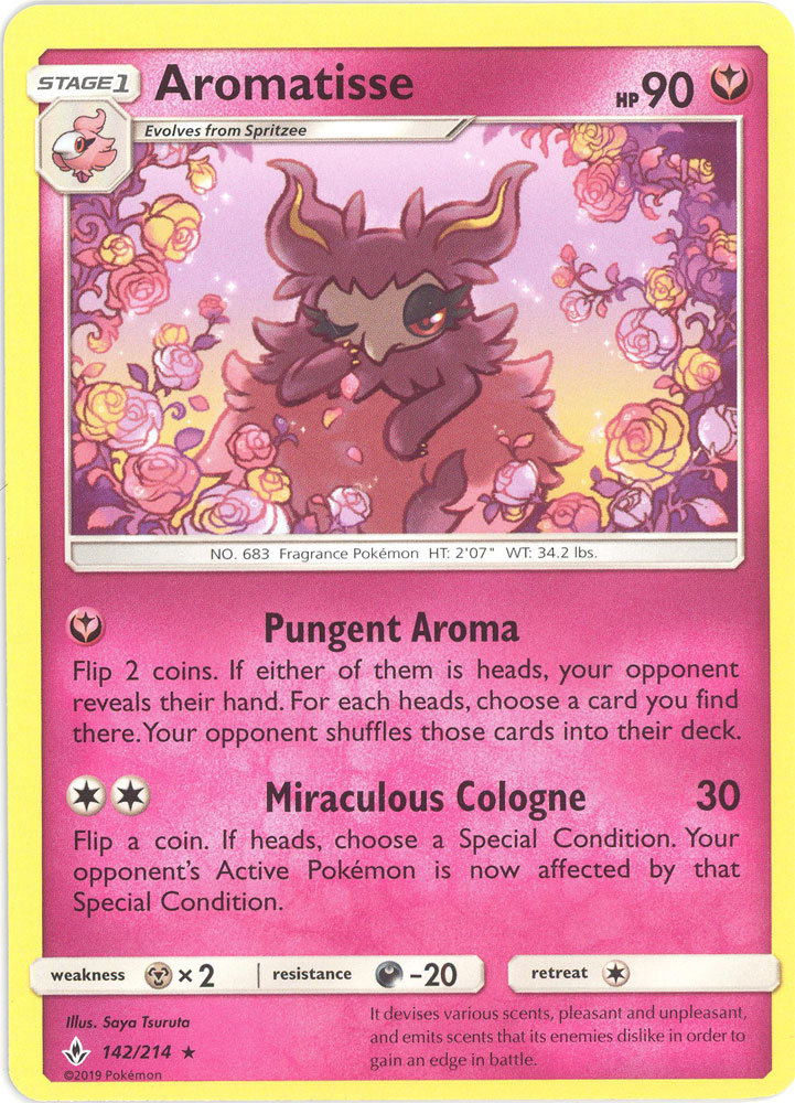 Pokemon BREAKpoint Aromatisse Single Card Uncommon