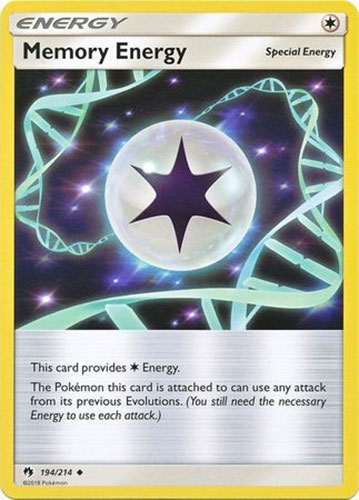 Pokemon Card - S&M: Unbroken Bonds 194/214 - MEMORY ENERGY (uncommon):  BBToyStore.com - Toys, Plush, Trading Cards, Action Figures & Games online  retail store shop sale