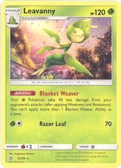 Pokemon Card - S&M: Unified Minds 9/236 - LEAVANNY (rare)