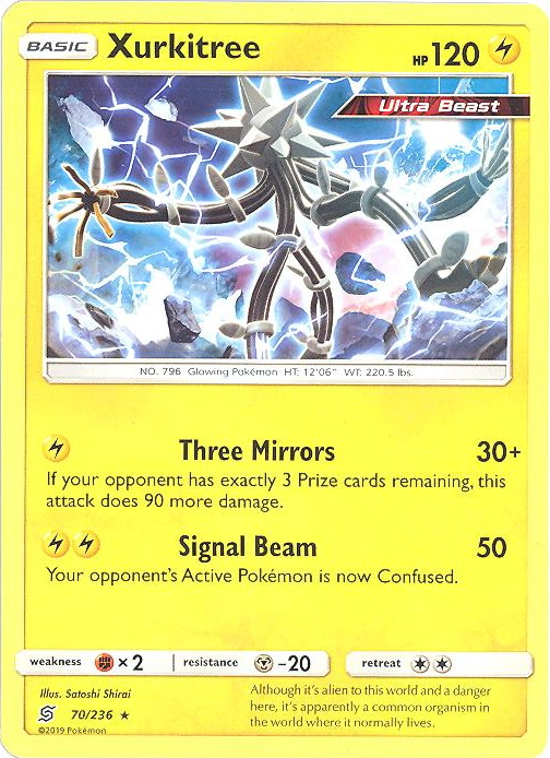 Pokemon Card Xurkitree Unified Minds #70//236