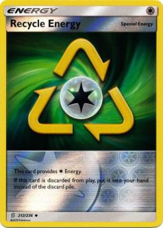 Pokemon Card - S&M: Unified Minds 212/236 - RECYCLE ENERGY (reverse holo)
