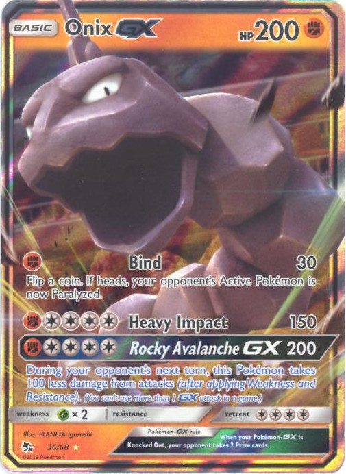 Pokemon Card Sun Moon Hidden Fates 36 68 Onix Gx Holo Foil toystore Com Toys Plush Trading Cards Action Figures Games Online Retail Store Shop Sale Pokemon Card Sun Moon Hidden Fates 36 68 Onix Gx Holo Foil toystore Com Toys Plush Trading Cards Action Figures Games Online Retail Store Shop Sale