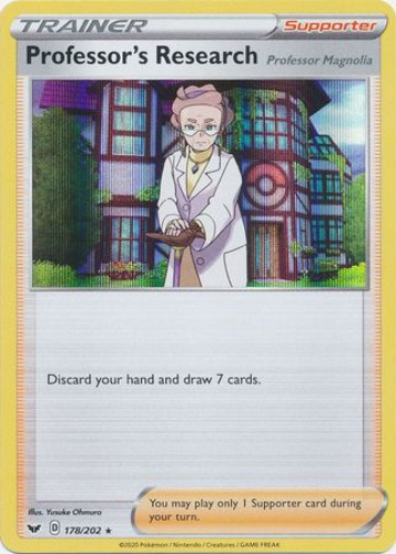 pokemon professor cards Basic Uncommon Card lending a Full Art cameo to Professors Research Pokemon TCG Professor's Research [Professor