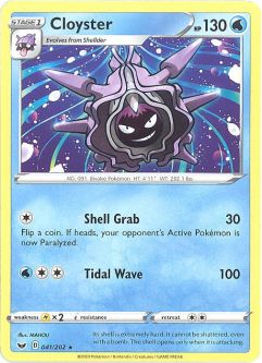 Pokemon Card - Sword & Shield 041/202 - CLOYSTER (rare)