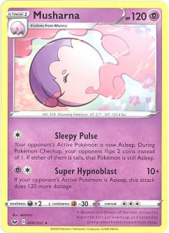 Pokemon Card - Sword & Shield 088/202 - MUSHARNA (rare)