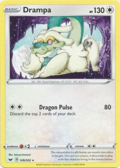Pokemon Card - Sword & Shield 149/202 - DRAMPA (rare)