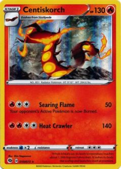 Pokemon Card - Champions Path 10/73 - CENTISKORCH (holo-foil)