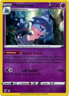 Pokemon Card - Champions Path 20/73 - HATTERENE (holo-foil)