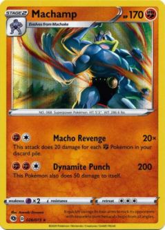 Pokemon Card - Champions Path 26/73 - MACHAMP (holo-foil)