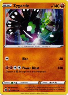Pokemon Card - Champions Path 28/73 - ZYGARDE (holo-foil)