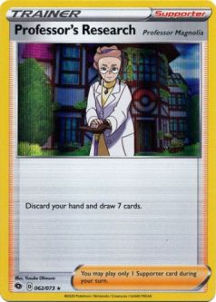 Pokemon Card - Champions Path 62/73 - PROFESSOR'S RESEARCH (holo-foil)