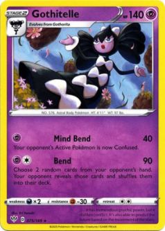 Pokemon Card - Darkness Ablaze 075/189 - GOTHITELLE (rare)