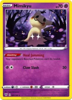 Pokemon Card - Darkness Ablaze 081/189 - MIMIKYU (rare)