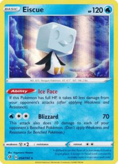 Pokemon Card - Rebel Clash 054/192 - EISCUE (holo-foil)