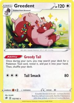 Pokemon Card - Rebel Clash 152/192 - GREEDENT (rare)