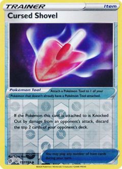 Pokemon Card - S&S: Rebel Clash 157/192 - CURSED SHOVEL (reverse holo)