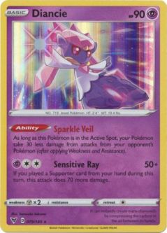 Pokemon Card - S&S: Vivid Voltage 079/185 - DIANCIE (holo-foil)