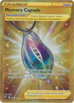 Pokemon Card - Vivid Voltage 202/185 - MEMORY CAPSULE (secret rare holo)
