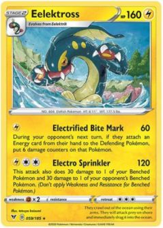 Pokemon Card - Vivid Voltage 059/185 - EELEKTROSS (rare)