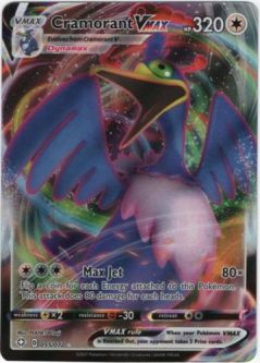 Pokemon Card - Shining Fates 055/072 - CRAMORANT VMAX (ultra rare holo)