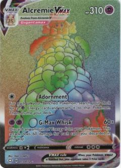 Pokemon Card - Shining Fates 073/072 - ALCREMIE VMAX (secret rare holo)