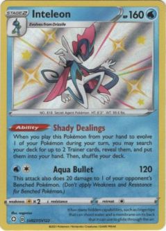 Pokemon Card - Shining Fates SV027/SV122 - INTELEON (shiny holo rare)