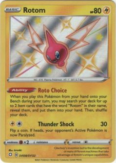 Pokemon Card - Shining Fates SV038/SV122 - ROTOM (shiny holo rare)
