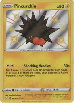 Pokemon Card - Shining Fates SV043/SV122 - PINCURCHIN (shiny holo rare)