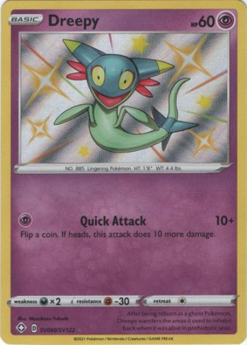 Pokemon Card - Shining Fates SV060/SV122 - DREEPY (shiny holo rare)