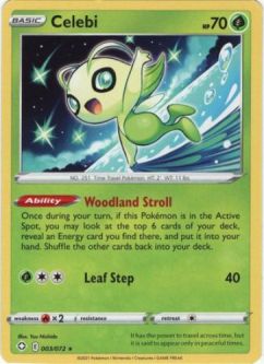 Pokemon Card - Shining Fates 003/072 - CELEBI (rare)