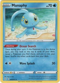 Pokemon Card - Shining Fates 024/072 - MANAPHY (rare)