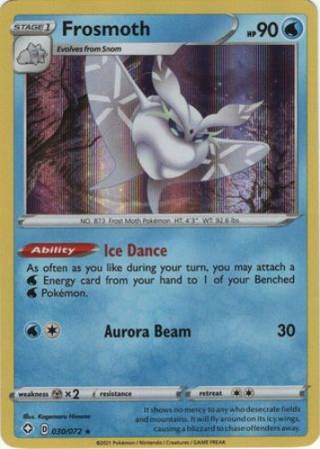 Pokemon Card - Shining Fates 030/072 - FROSMOTH (holo-foil): BBToyStore.com  - Toys, Plush, Trading Cards, Action Figures & Games online retail store  shop sale