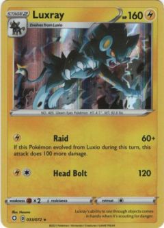 Pokemon Card - Shining Fates 033/072 - LUXRAY (holo-foil)