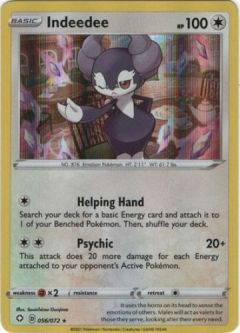 Pokemon Card - Shining Fates 056/072 - INDEEDEE (holo-foil)