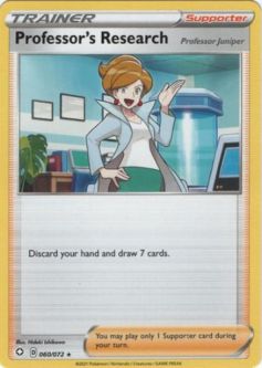 Pokemon Card - Shining Fates 060/072 - PROFESSOR'S RESEARCH (rare)