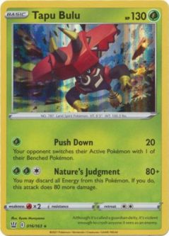 Pokemon Card - Battle Styles 016/163 - TAPU BULU (holo-foil)