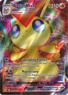 Pokemon Card - Battle Styles 022/163 - VICTINI VMAX (ultra rare holo)