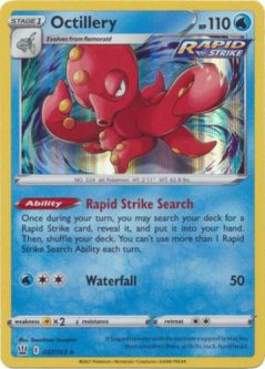 Pokemon Card - S&S: Battle Styles 037/163 - OCTILLERY (holo-foil)