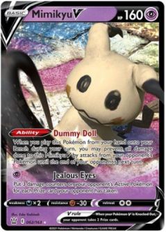 Pokemon Card - Battle Styles 062/163 - MIMIKYU V (ultra rare holo)
