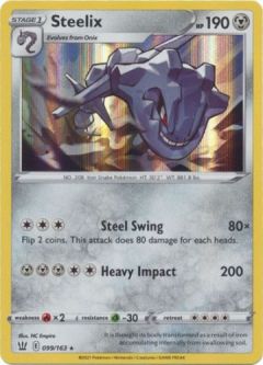 Pokemon Card - Battle Styles 099/163 - STEELIX (holo-foil)