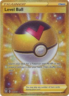 Pokemon Card - Battle Styles 181/163 - LEVEL BALL (secret rare holo)