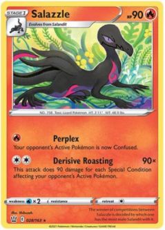 Pokemon Card - Battle Styles 028/163 - SALAZZLE (rare)