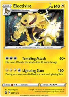 Pokemon Card - Battle Styles 045/163 - ELECTIVIRE (rare)