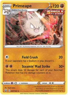 Pokemon Card - Battle Styles 067/163 - PRIMEAPE (rare)