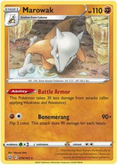 Pokemon Card - S&S: Battle Styles 070/163 - MAROWAK (rare)