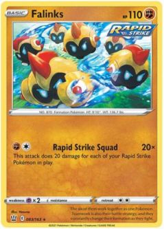 Pokemon Card - S&S: Battle Styles 083/163 - FALINKS (rare)