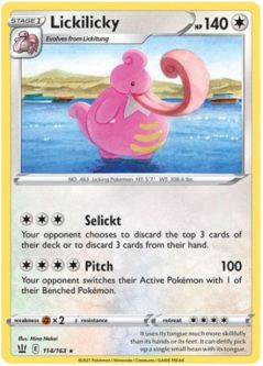 Pokemon Card - Battle Styles 114/163 - LICKILICKY (rare)