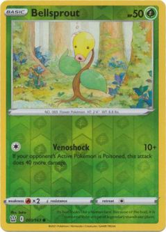 Pokemon Card - S&S: Battle Styles 001/163 - BELLSPROUT (reverse holo)