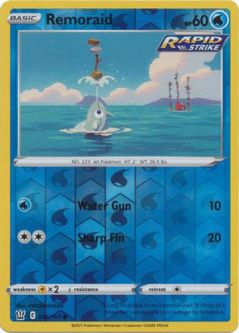 Pokemon Card - S&S: Battle Styles 036/163 - REMORAID (reverse holo)